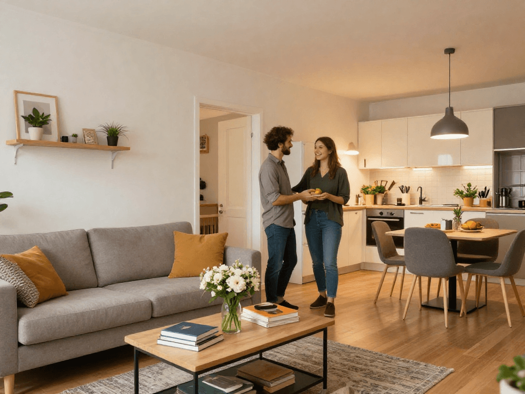 Gemütliches Monteurzimmer in Hannover mit modernen Möbeln und freundlichem Gastgeber.