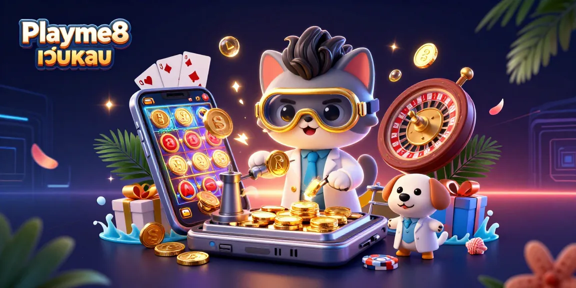 สนุกกับการเล่นที่ Playme8 เว็บตรง พร้อมเดิมพันที่ไม่มีลิมิตและระบบฝากถอนออโต้ใหม่ล่าสุด